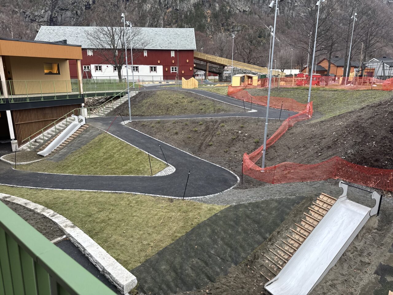 uteområdet til en barnehage